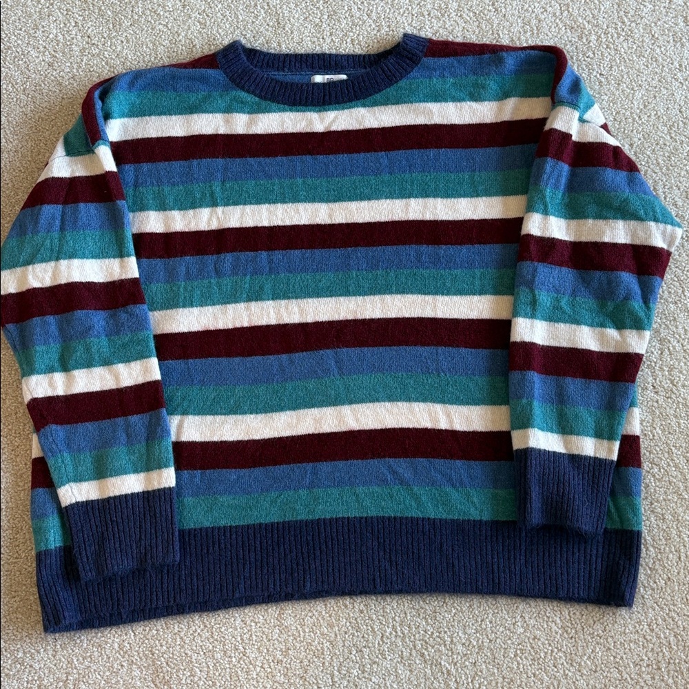NWT Nordstrom BP Colorful Knit Sweater